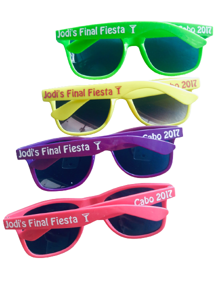 Nautical Custom Sunglasses |  Nautical Party Sunglasses |(Fonts in Picture Gallery)
