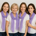 Lavender Long Sheer Chiffon Scarf   21" x 60" 2134L