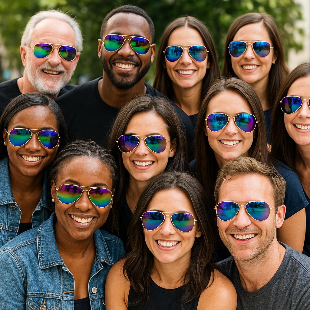 Mirrored Colored Premium Reflective Aviators Sunglasses 12 PACK 7131