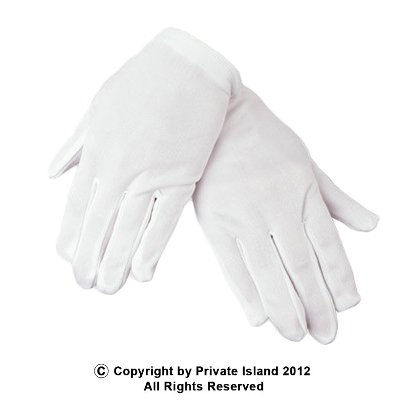 Child White Cotton Gloves 12 PACK  PAIR 5032