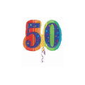 50th Bithday Balloon Metallic 3815
