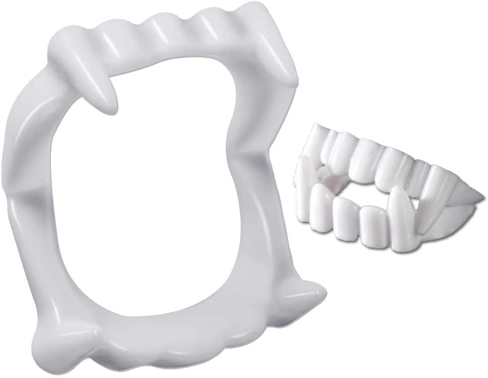 White Vampire/Devil Fangs 144 PACK WS1606D