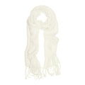 Wholesale White Scarf Bulk Viscose Scarf 12PK 2043D