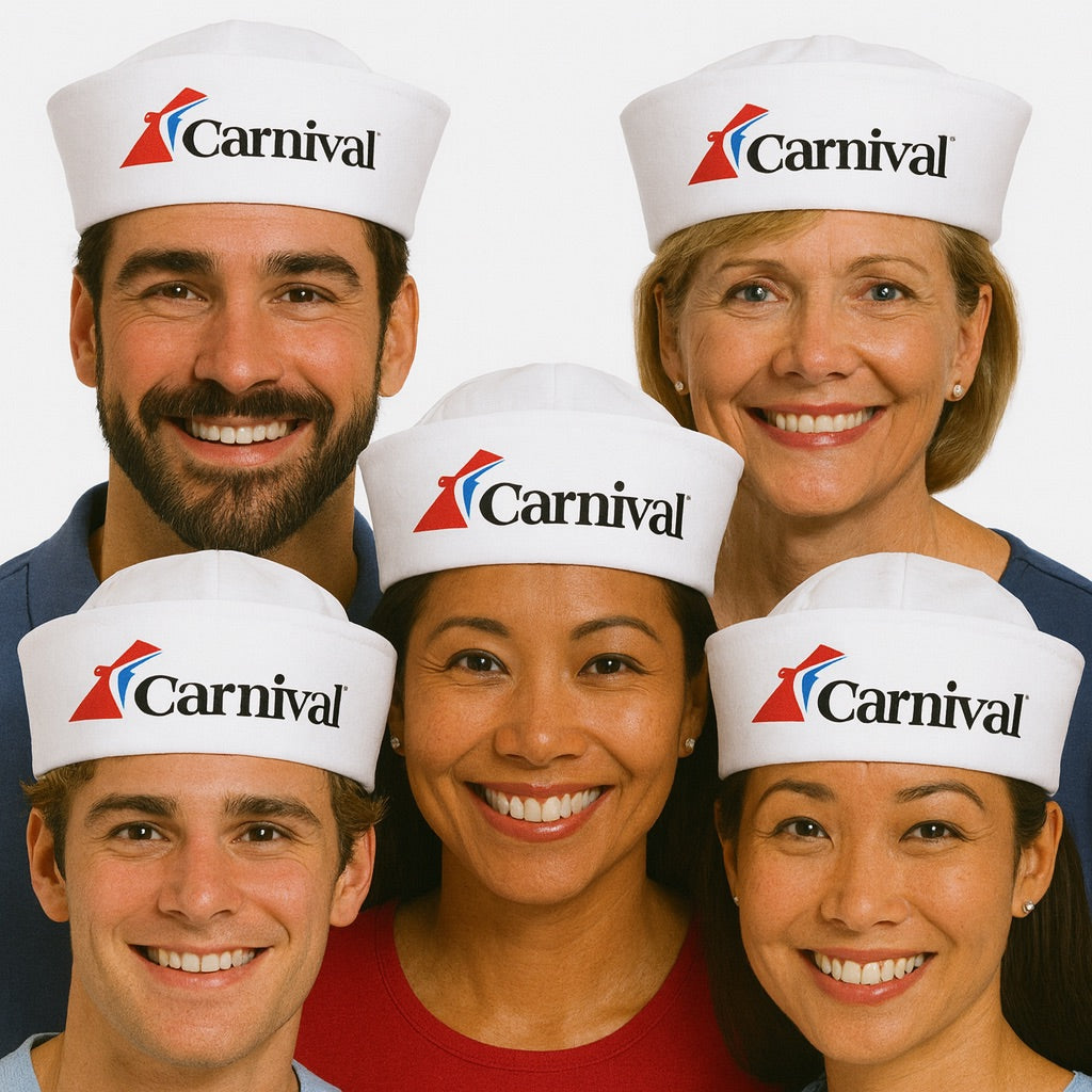Party Sailor Hats | Cheap Sailor Hats | Wholesale Sailor Hats | 12 PACK Adult Size 22.5" Standard