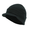 Beanie Visor Cap Black 12 PACK 5770