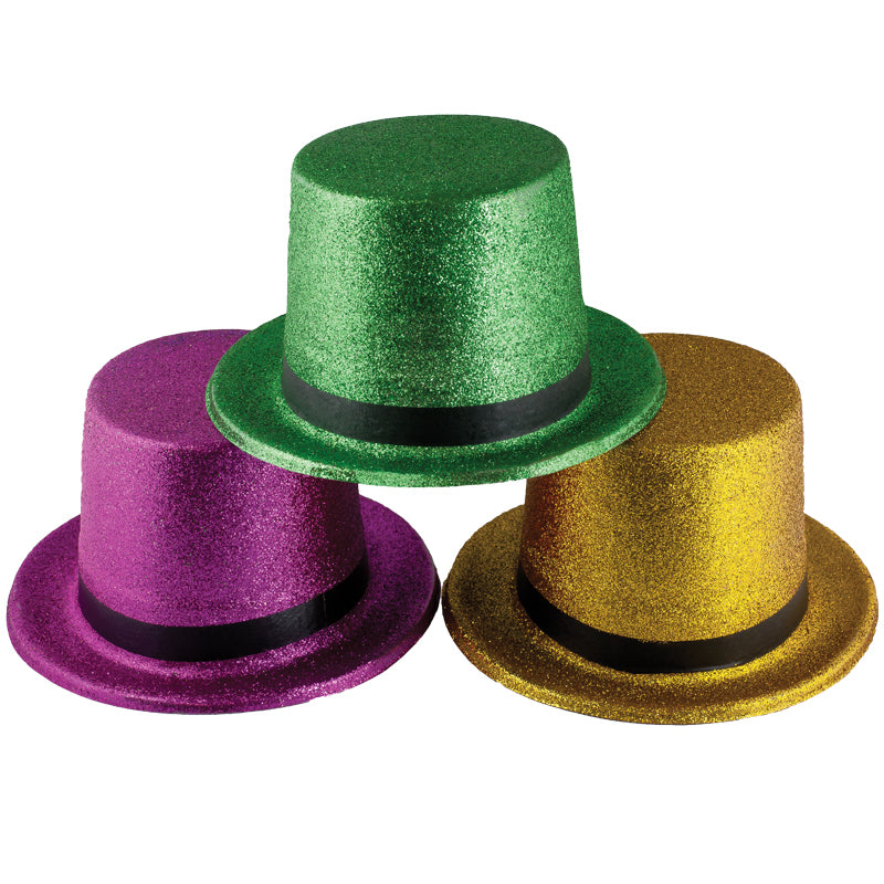 Mardi Gras Hat Assortment 5870ASST 12 PK MIXED