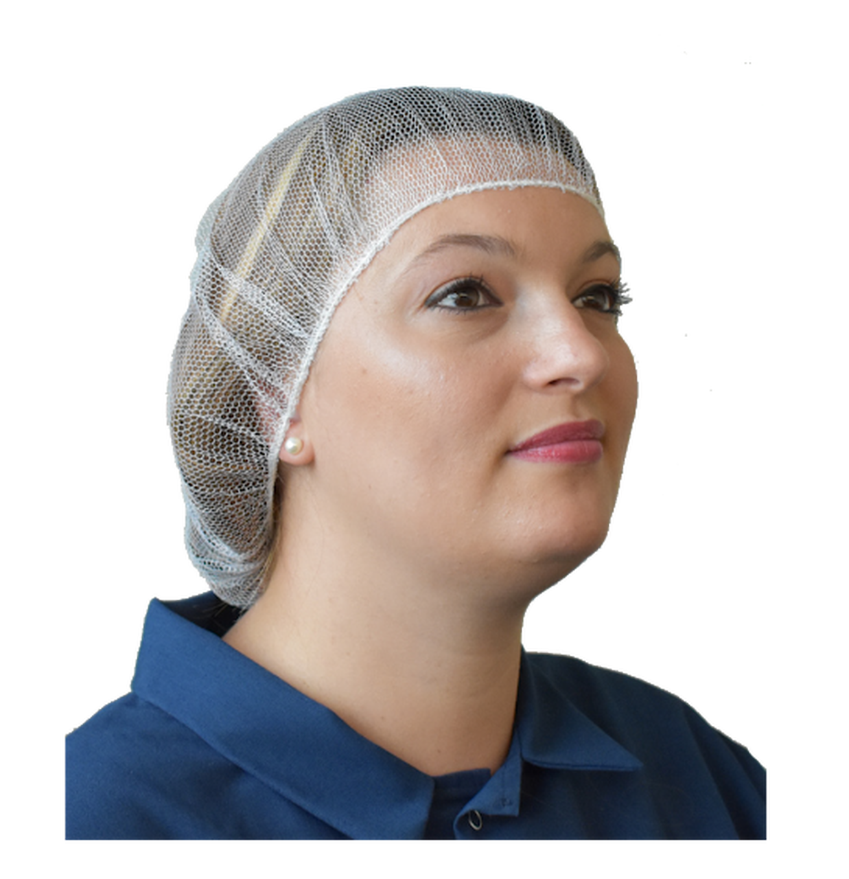 Black/Blue/White Hair Nets Bulk | 100 Pack 21" Width for Foodservice/Hospitals  15034321
