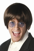 Wig 60's Pop Star Brown Mens Wig 6022