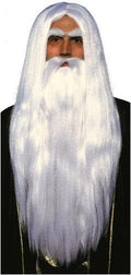 Wizard White Long Wig 6058