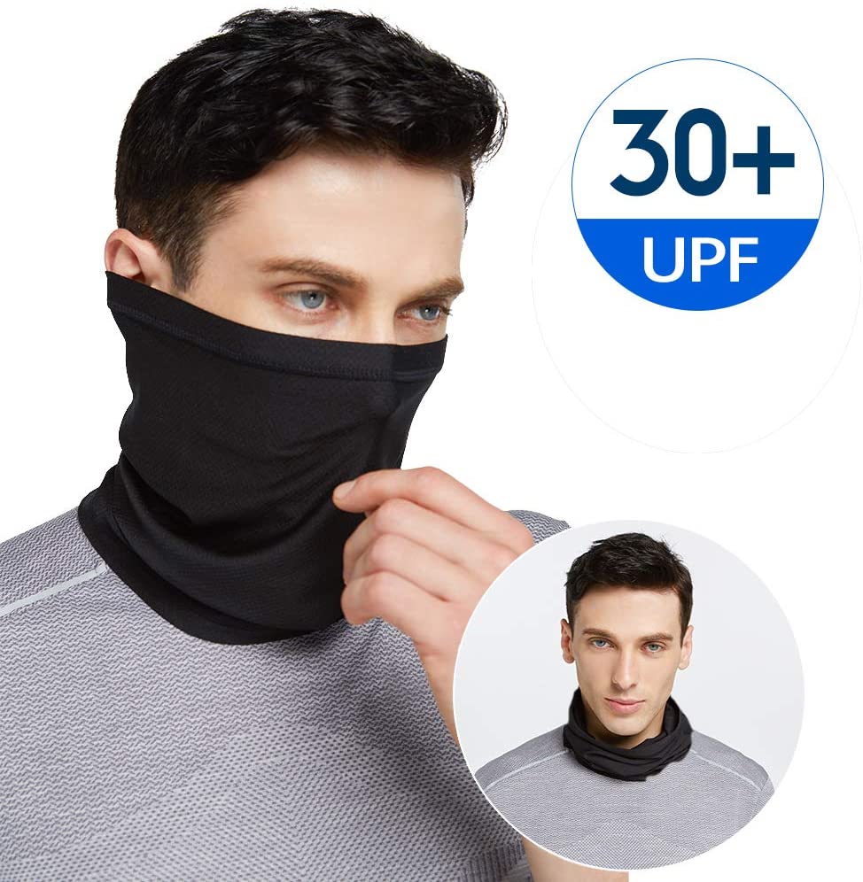 Performance Activity Mask | Neck Gaiter  18" L by 10 W" Large Size Standard