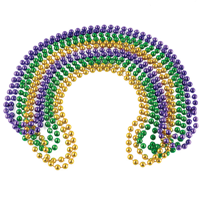 Mardi Gras Beads Bulk Mixed 6525