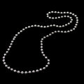 12 PACK 7mm Mardi Gras Silver Party Beads 6543