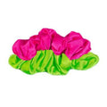 80's Scrunchies 2-Pack Neon Pink and Neon Green 6661