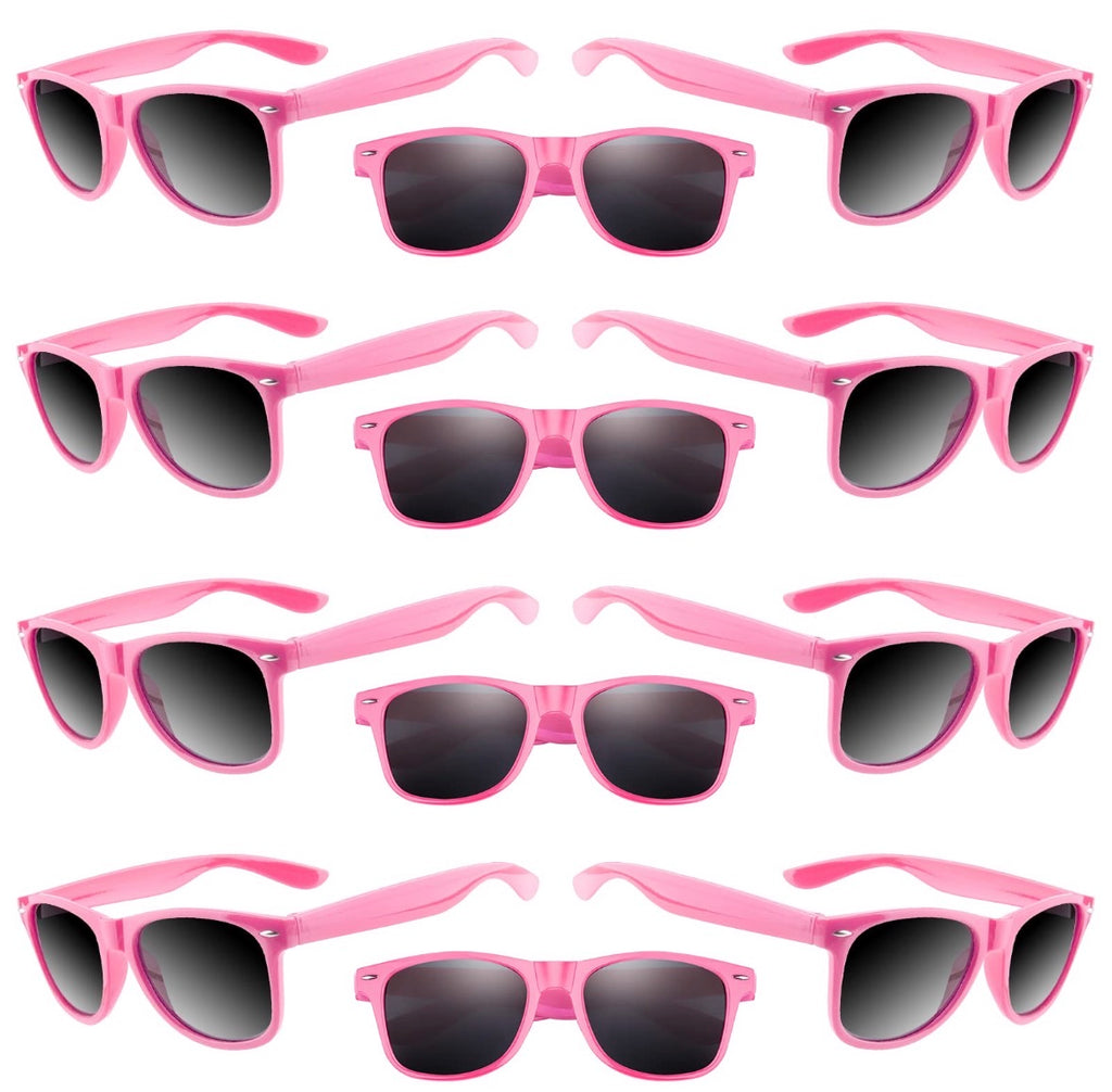 Pink Sunglasses | Iconic 80's Style 12 PACK | 1074