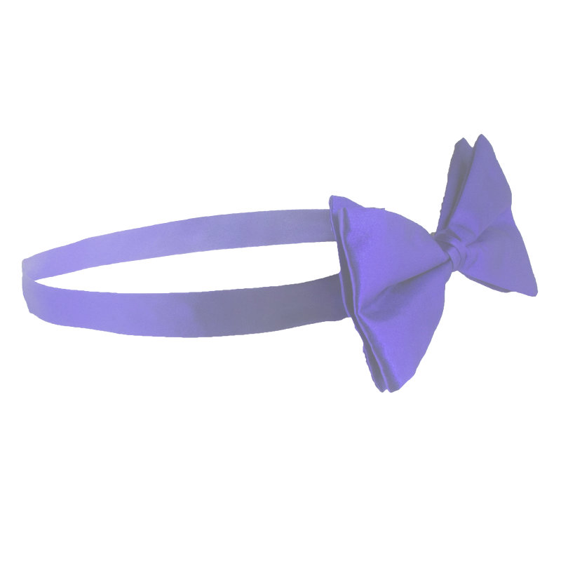 Satin Bow Tie Purple Men's  12 PACK WS6832D