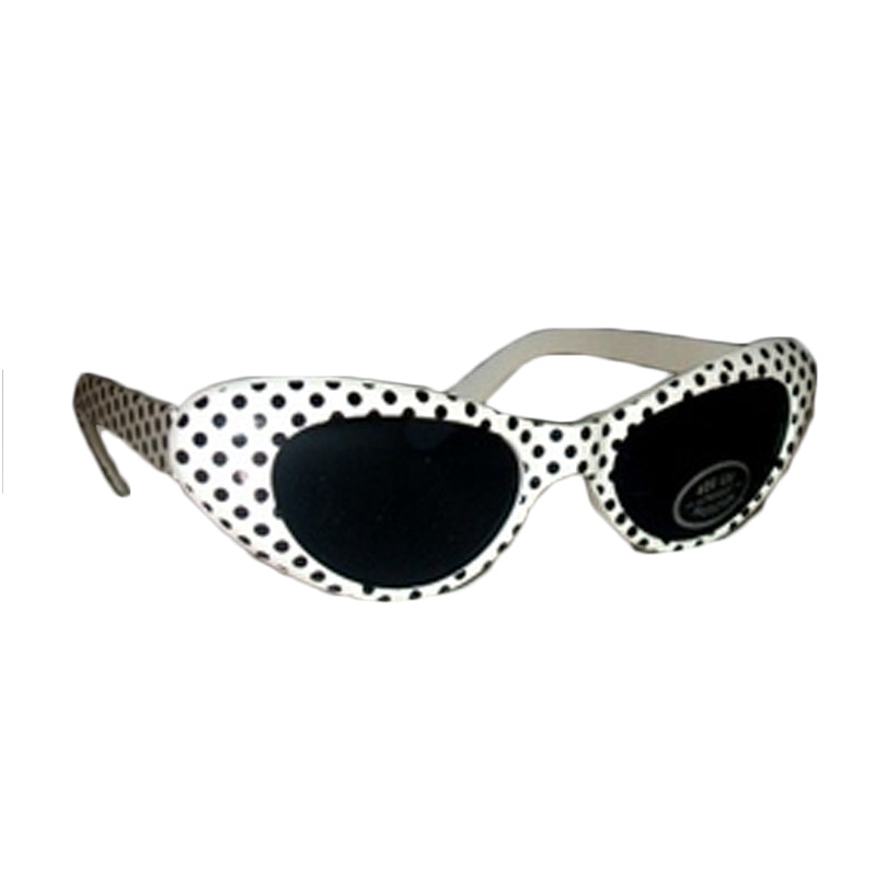 White Cat Eye Sunglasses |  KIDS SIZE White Cat Eye Sunglasses Wholesale | 7084