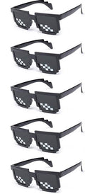 Pixel Sunglasses Black Frame Black Lens 10 PACK 7315