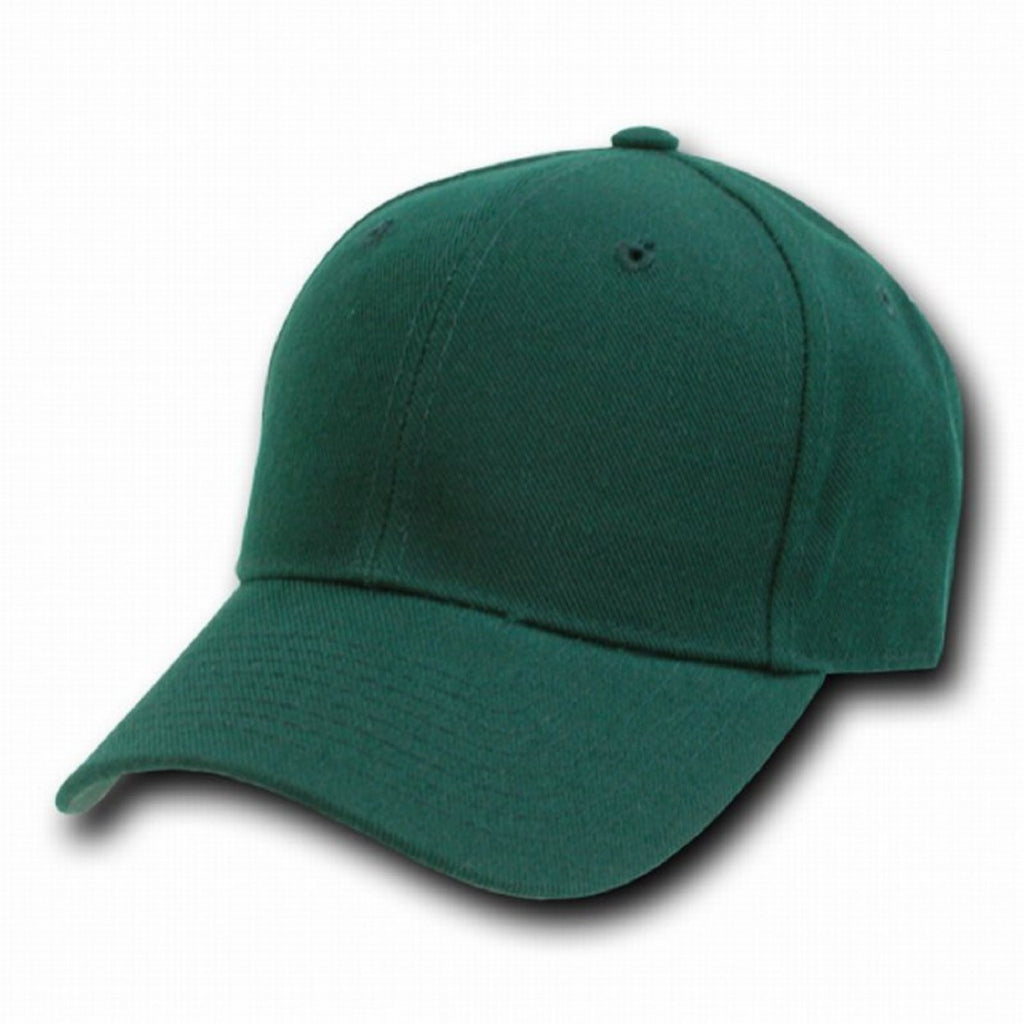 Forest Green Adjustable Baseball Dad Cap 1395