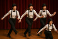 Dancers Black Suspenders Elastic Clip On 1200
