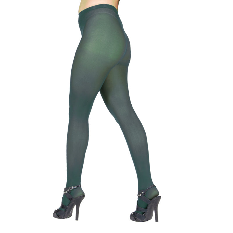 Hunter Green Opaque Pantyhose Tights  12 PACK 8061D