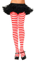 Red and White Tights Christmas 8082