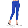 Premium Opaque Royal Blue Footless Leggings Cotton/Polyester  12 PACK  8094D