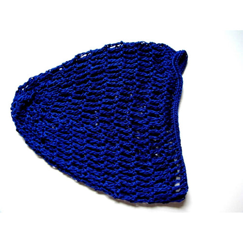 12 PACK Royal Blue Crochet Hair Snood 6621