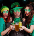 St Patricks Irish Shamrock Glasses 12 PACK 7109