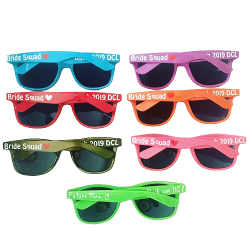 Bachelorette Custom Shades | Bachelorette Custom Sunglasses | 15051 (Fonts in Picture Gallery)