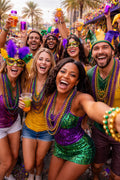 Mardi Gras Party Beads Wholesale |  8mm Mixed 6526
