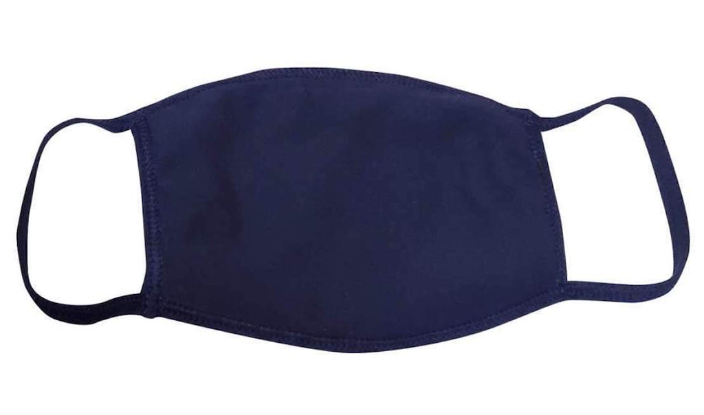 Navy Blue Face Masks Cotton |  12 PACK | Adult Size Double Ply Soft Cotton 134NB