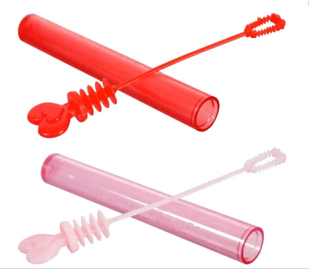 Valentines Day Bubbles  for Kids | Red or Pink |  24 PK 20020