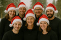 Santa Hat Plush Adult Bulk 1443D 12 PACK