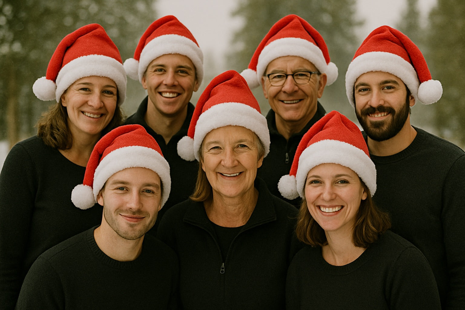 Santa Hat Plush Adult Bulk 1443D 12 PACK