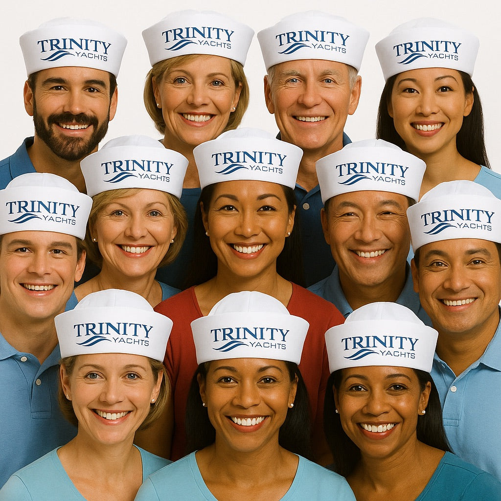 Party Sailor Hats | Cheap Sailor Hats | Wholesale Sailor Hats | 12 PACK Adult Size 22.5" Standard