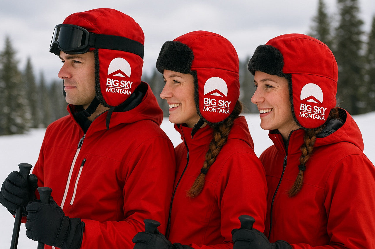 Custom Winter Hats | Personalized Winter Hats | Customized Trapper Hats | C1033   22.5" Standard Adjustable Strap
