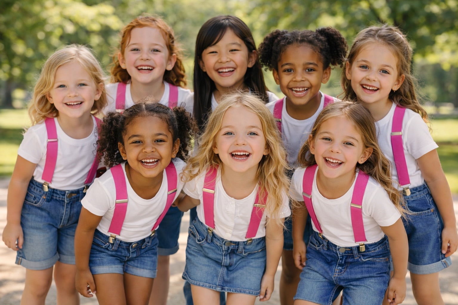 12 PACK Child Suspenders Mix Colors 1295A