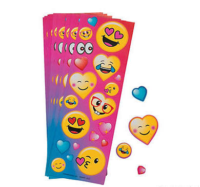 Emoji Sticker Valentine Cards | 12 PACK 20016