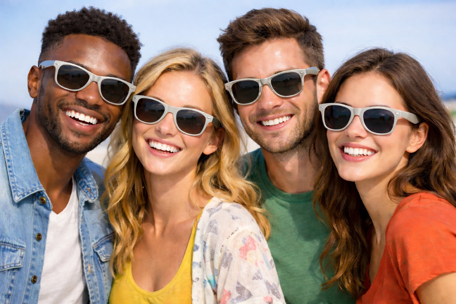 Silver Iconic 80's Sunglasses Adult 12 PACK 16002