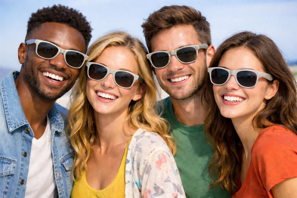 Silver Iconic 80's Sunglasses Adult 12 PACK 16002D