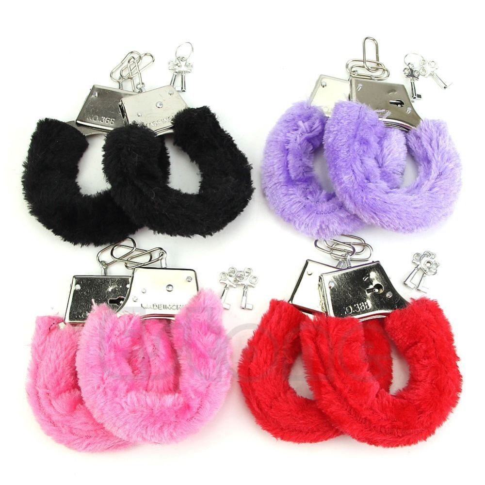 Furry Handcuffs 4 Colors Available (12) PACK