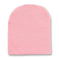 Short Beanie Hat Pink 5735