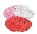 Large Valentine Heart Dollies | 96 PK 20019