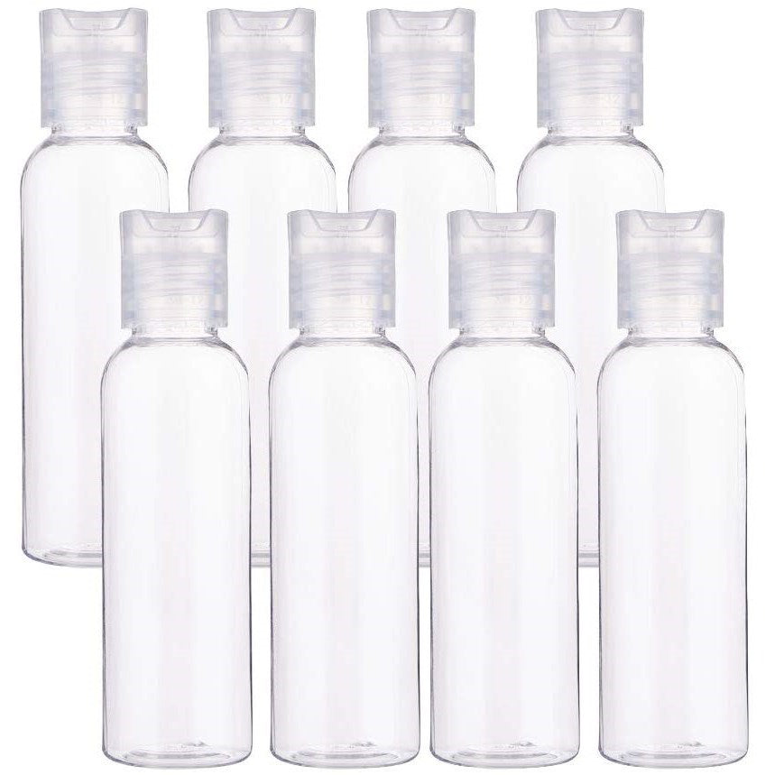 4 OZ Clear Plastic Perfume Empty Bottle Travel Makeup Sanitizer USA 30271