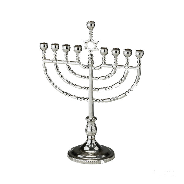 Menorah Silver Polished 9201