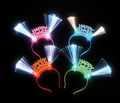 Happy New Year LED Headband Bulk 12 PACK 9226D