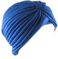 Royal Blue Turban Head Cover Hat 5978
