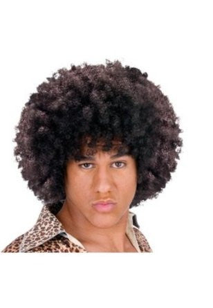 Costume Afro Wig Brown 12 PACK 6019D