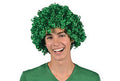 St Patricks  Day Green Afro Wig 6012