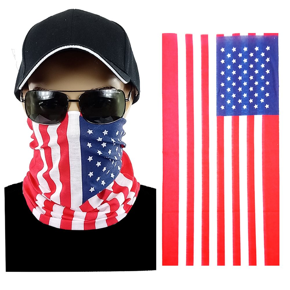 USA FLAG Multi-function Seamless Tube Bandana 12 PACK 700USA